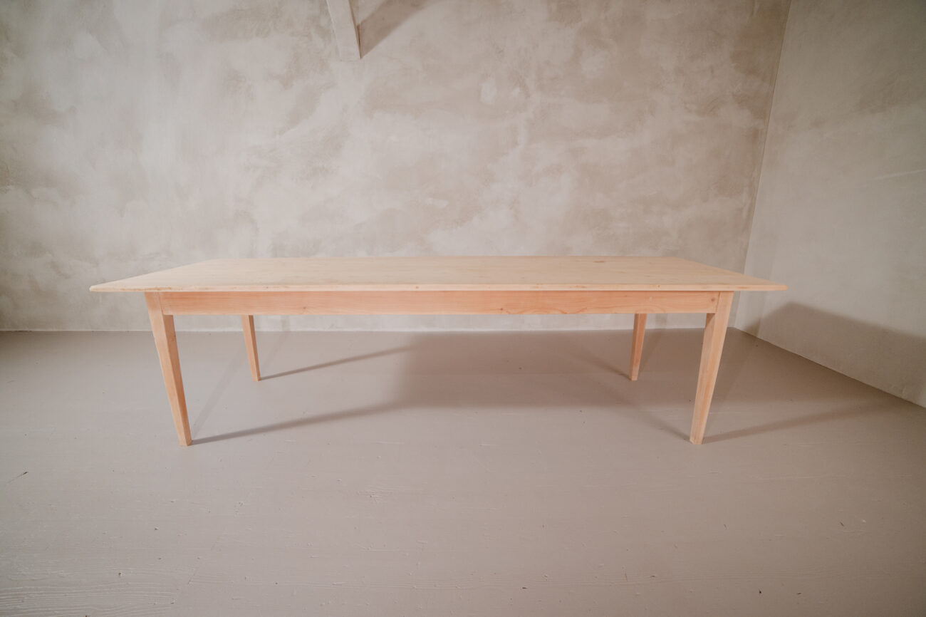 langer Biedermeier tisch, Fichtenholz, Ostschweiz, bei Moebel Mueller Antike Moebel kaufen und restaurieren lassen