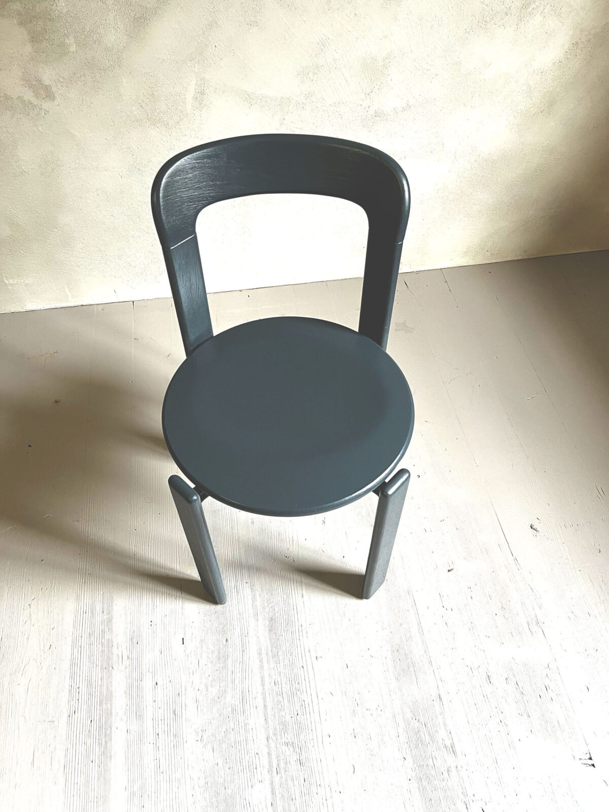 Dietiker Stuhl Modell 3300 von Bruno Rey in Anthrazit